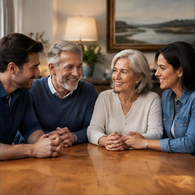 Family and financial planning imagery