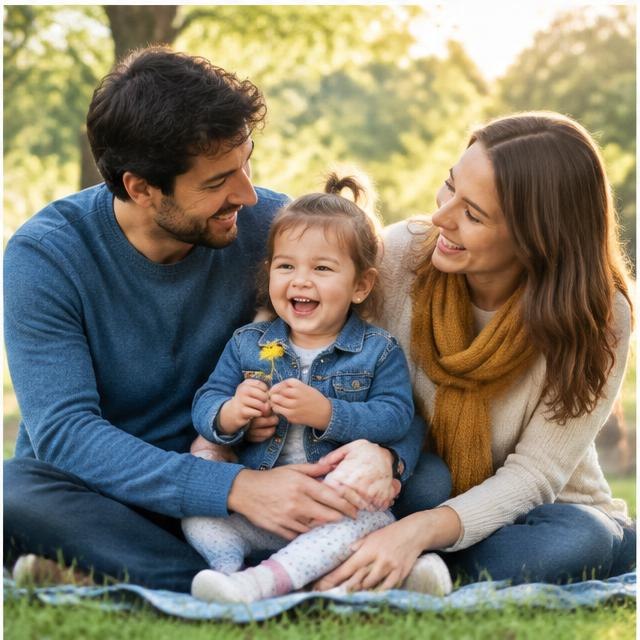 Family and financial planning imagery