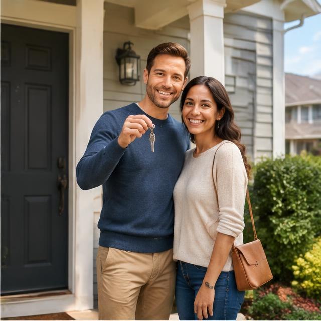 Editorial photograph illustrating mortgage protection